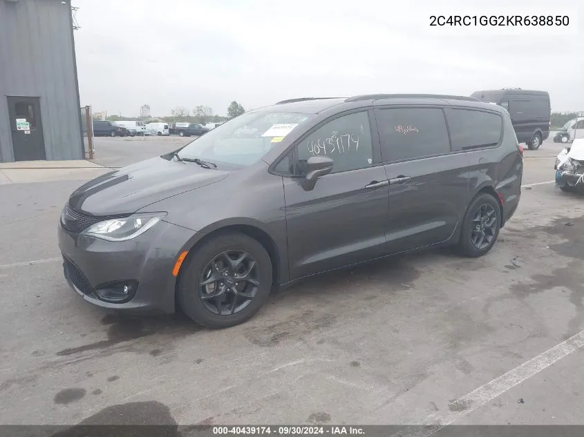 2019 Chrysler Pacifica Limited VIN: 2C4RC1GG2KR638850 Lot: 40439174