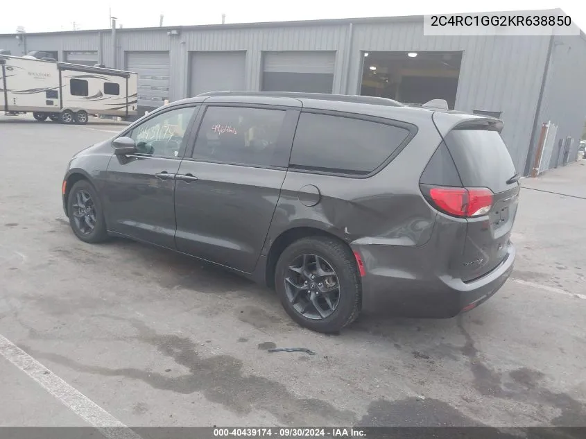 2019 Chrysler Pacifica Limited VIN: 2C4RC1GG2KR638850 Lot: 40439174