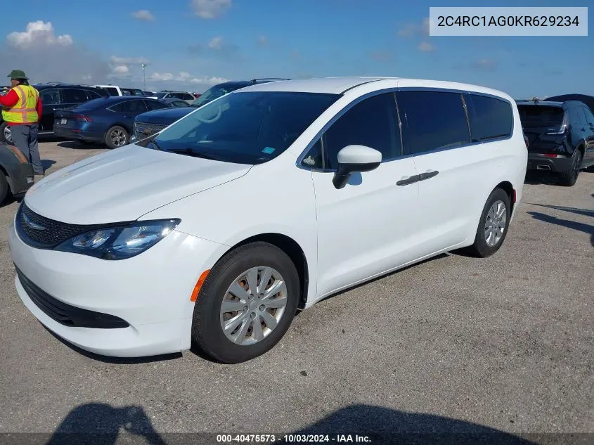 2019 Chrysler Pacifica L VIN: 2C4RC1AG0KR629234 Lot: 40475573