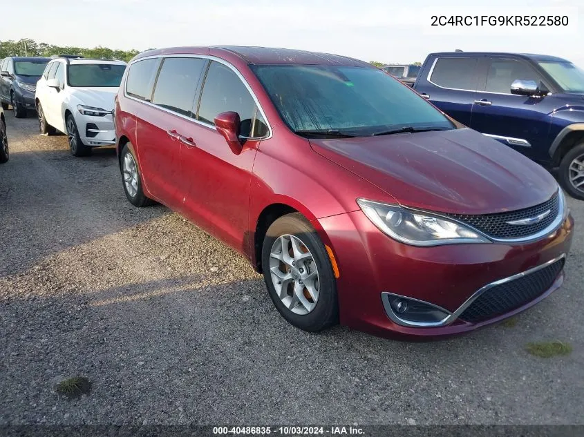 2019 Chrysler Pacifica Touring Plus VIN: 2C4RC1FG9KR522580 Lot: 40486835