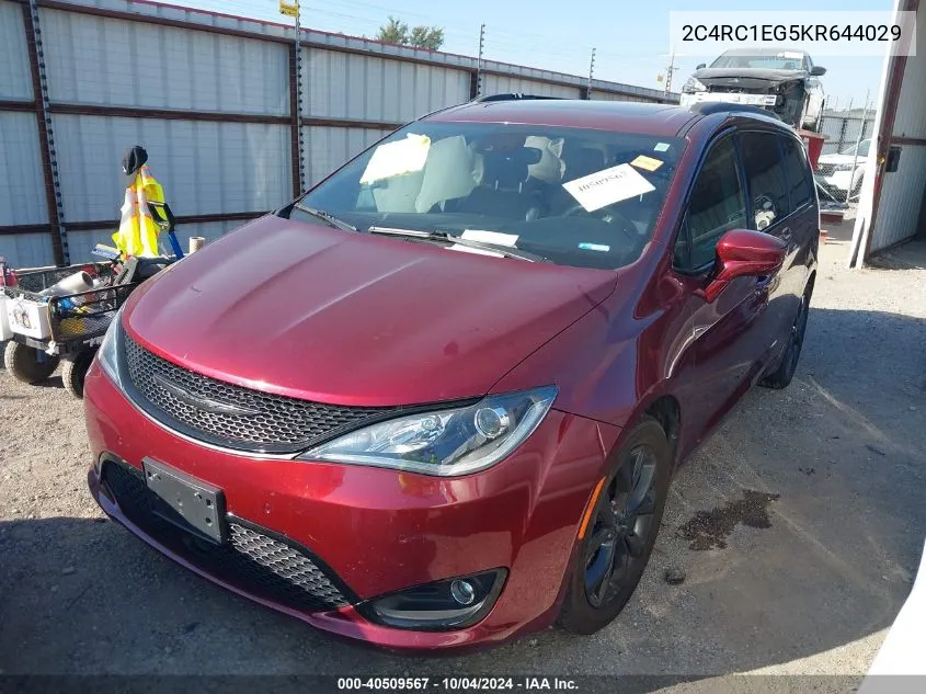 2019 Chrysler Pacifica Touring L Plus VIN: 2C4RC1EG5KR644029 Lot: 40509567