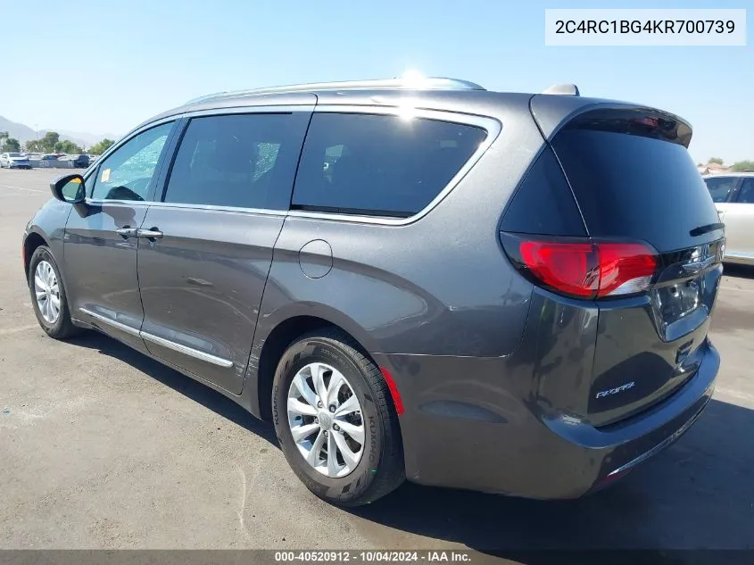 2019 Chrysler Pacifica Touring L VIN: 2C4RC1BG4KR700739 Lot: 40520912