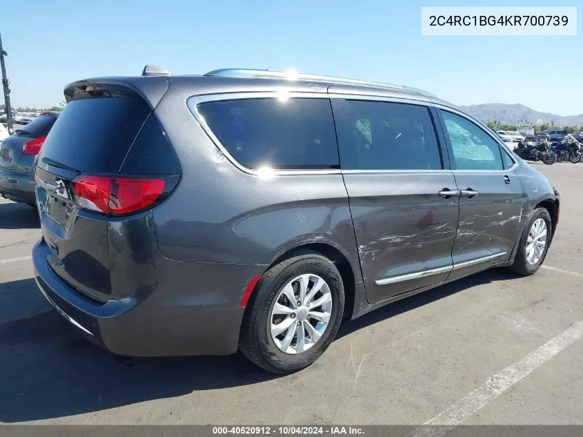 2019 Chrysler Pacifica Touring L VIN: 2C4RC1BG4KR700739 Lot: 40520912