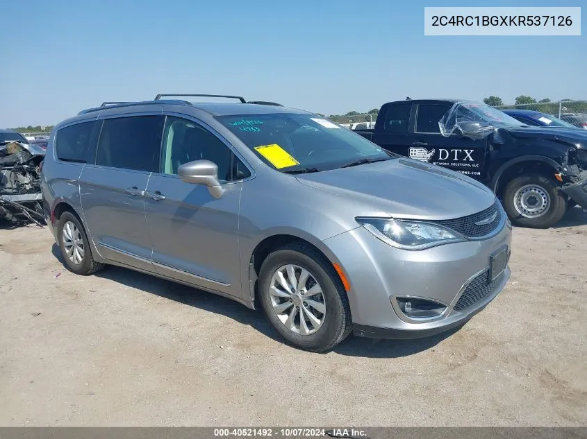 2019 Chrysler Pacifica Touring L VIN: 2C4RC1BGXKR537126 Lot: 40521492