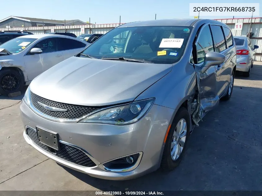 2019 Chrysler Pacifica Touring Plus VIN: 2C4RC1FG7KR668735 Lot: 40523903