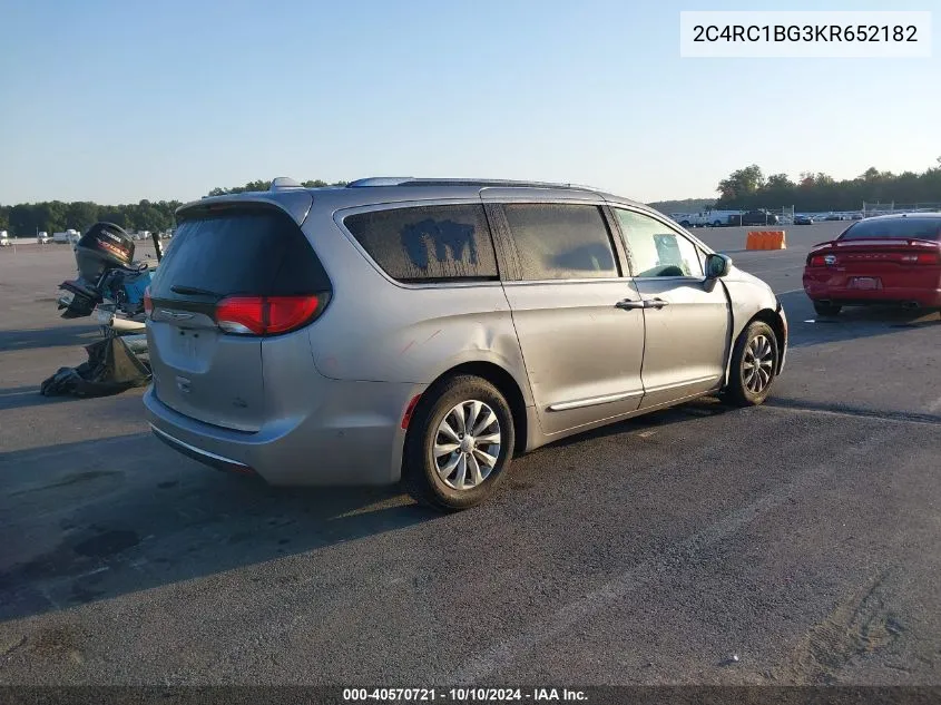 2019 Chrysler Pacifica Touring L VIN: 2C4RC1BG3KR652182 Lot: 40570721