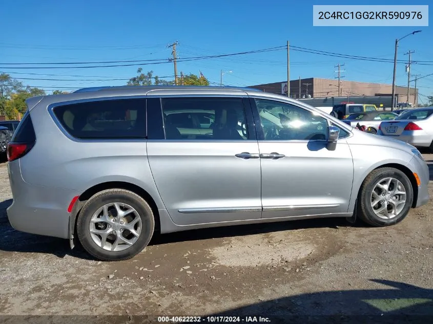 2019 Chrysler Pacifica Limited VIN: 2C4RC1GG2KR590976 Lot: 40622232