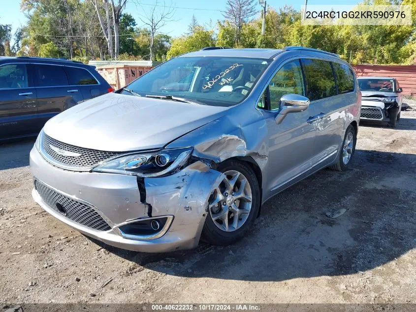 2019 Chrysler Pacifica Limited VIN: 2C4RC1GG2KR590976 Lot: 40622232