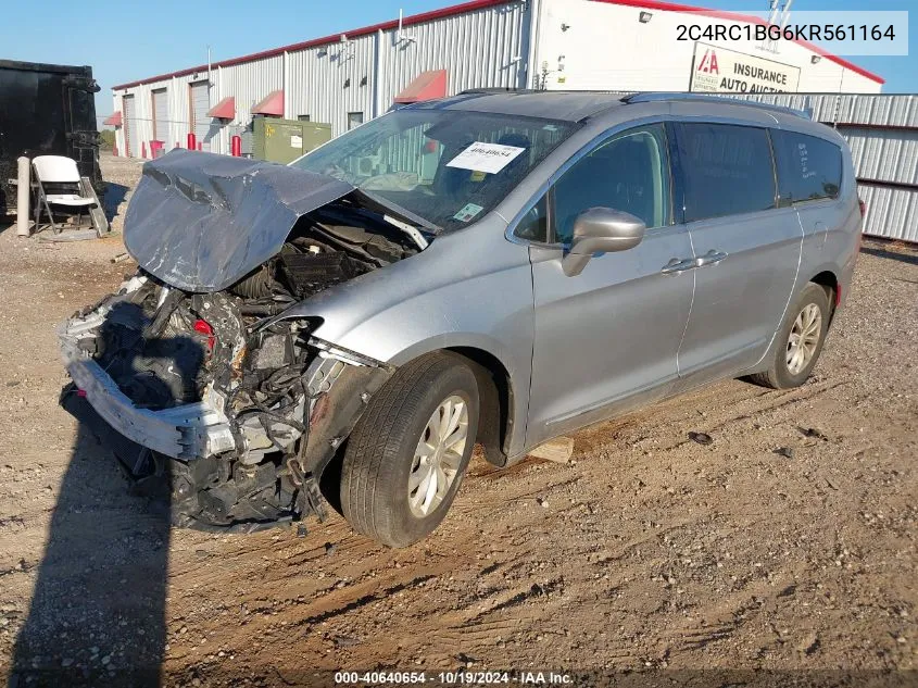 2019 Chrysler Pacifica Touring L VIN: 2C4RC1BG6KR561164 Lot: 40640654