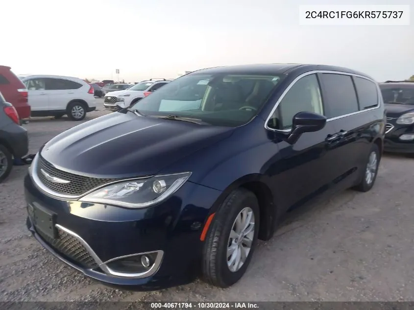 2019 Chrysler Pacifica Touring Plus VIN: 2C4RC1FG6KR575737 Lot: 40671794