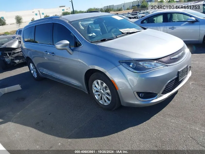 2019 Chrysler Pacifica Touring L VIN: 2C4RC1BG4KR651753 Lot: 40683861