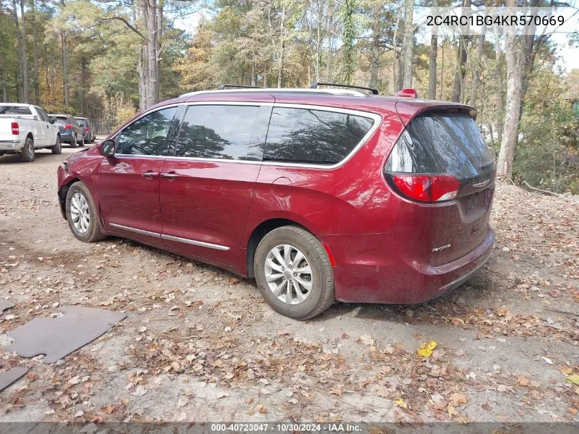 2019 Chrysler Pacifica Touring L VIN: 2C4RC1BG4KR570669 Lot: 40723047