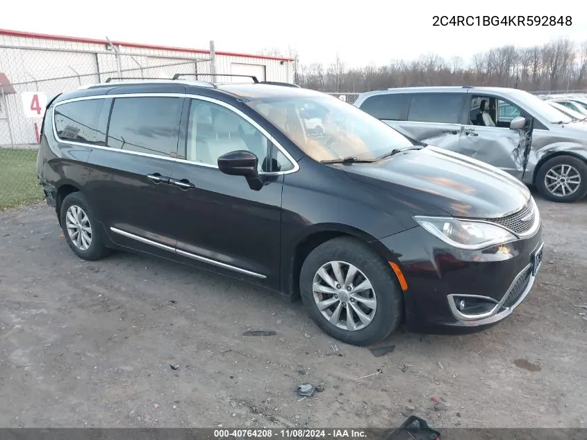 2019 Chrysler Pacifica Touring L VIN: 2C4RC1BG4KR592848 Lot: 40764208