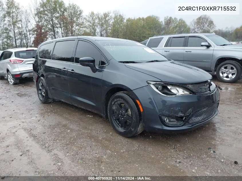 2019 Chrysler Pacifica Touring Plus VIN: 2C4RC1FGXKR715532 Lot: 40795920