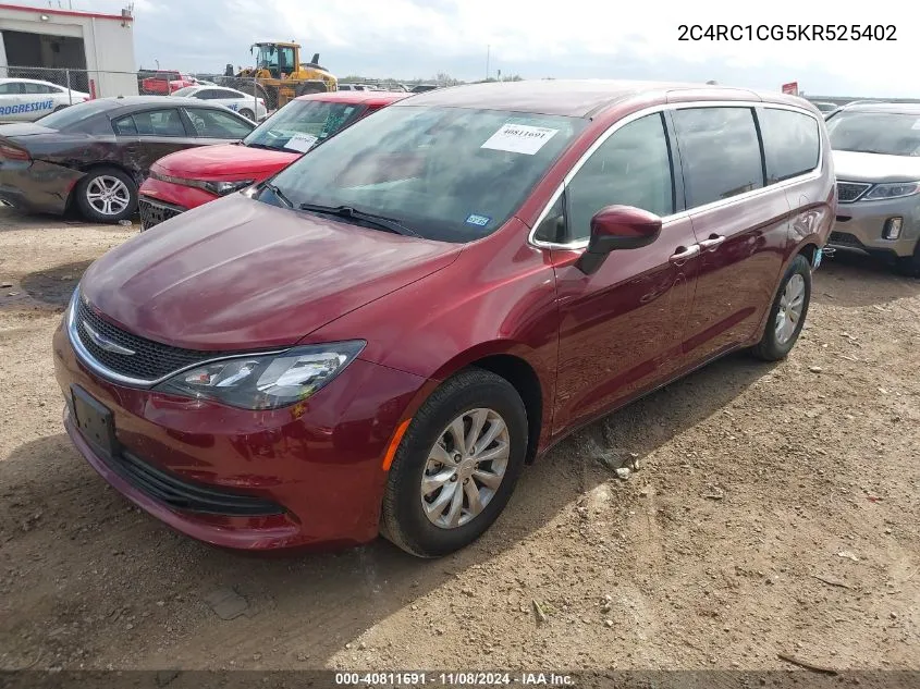 2C4RC1CG5KR525402 2019 Chrysler Pacifica Lx