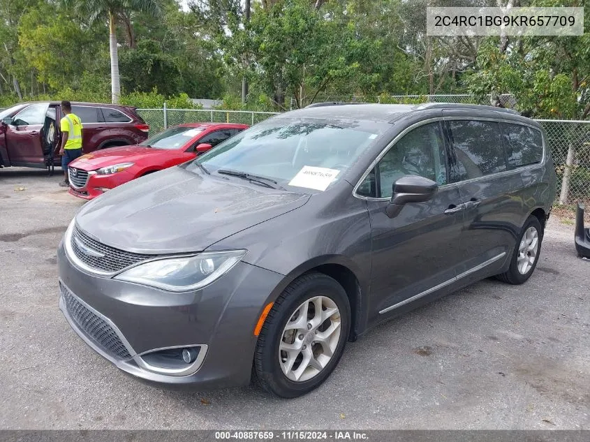 2019 Chrysler Pacifica Touring L VIN: 2C4RC1BG9KR657709 Lot: 40887659