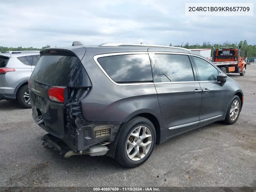 2019 Chrysler Pacifica Touring L VIN: 2C4RC1BG9KR657709 Lot: 40887659