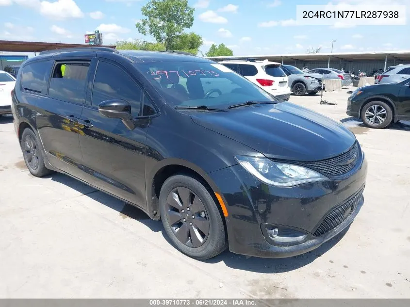 2020 Chrysler Pacifica Hybrid Red S Edition VIN: 2C4RC1N77LR287938 Lot: 39710773