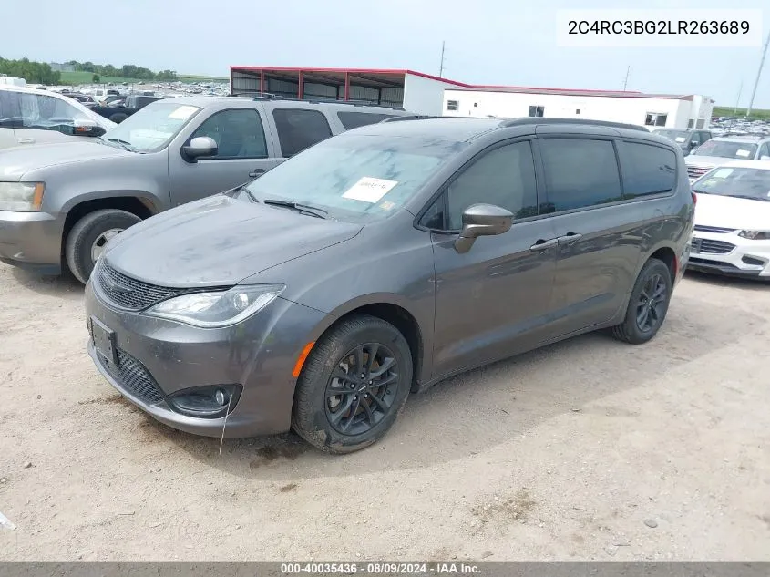 2020 Chrysler Pacifica Awd Launch Edition VIN: 2C4RC3BG2LR263689 Lot: 40035436