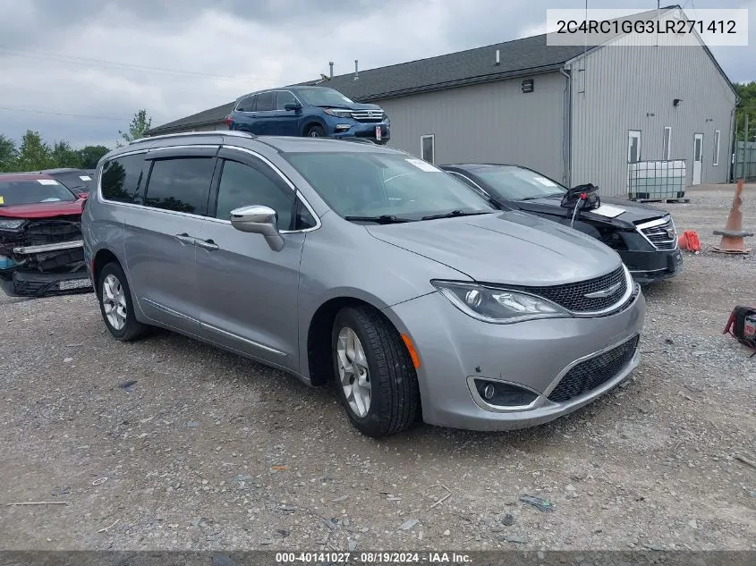 2020 Chrysler Pacifica Limited VIN: 2C4RC1GG3LR271412 Lot: 40141027