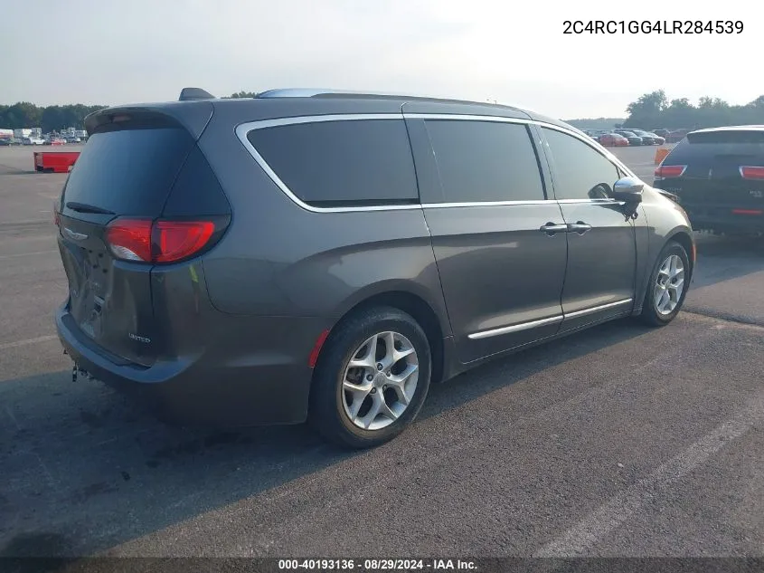 2020 Chrysler Pacifica Limited VIN: 2C4RC1GG4LR284539 Lot: 40193136