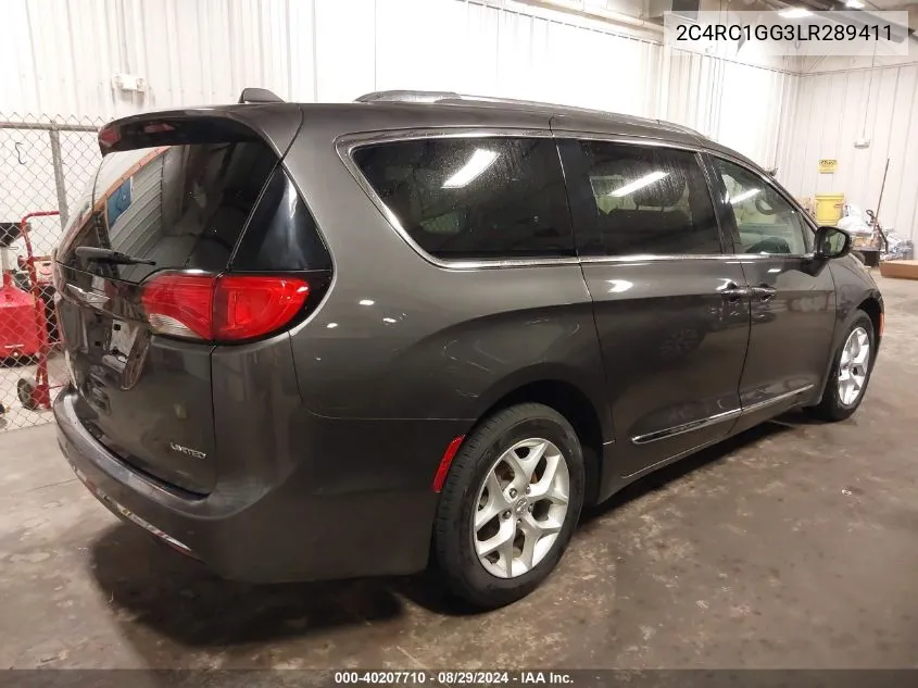 2020 Chrysler Pacifica Limited VIN: 2C4RC1GG3LR289411 Lot: 40207710