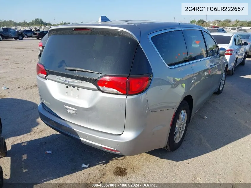 2020 Chrysler Pacifica Touring VIN: 2C4RC1FG6LR222657 Lot: 40357083