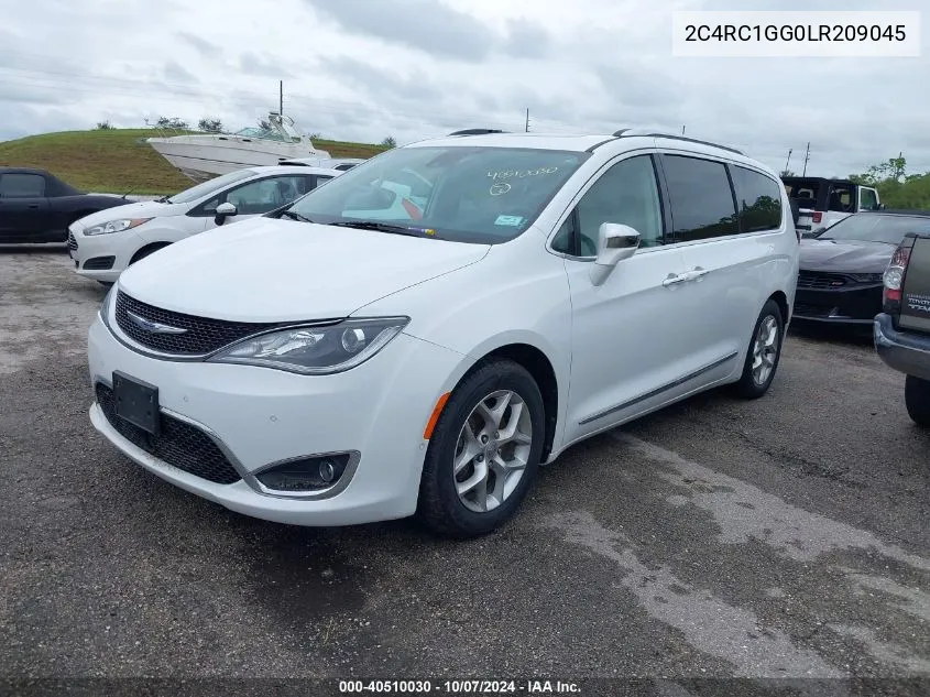 2020 Chrysler Pacifica Limited VIN: 2C4RC1GG0LR209045 Lot: 40510030