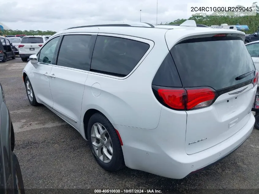 2020 Chrysler Pacifica Limited VIN: 2C4RC1GG0LR209045 Lot: 40510030