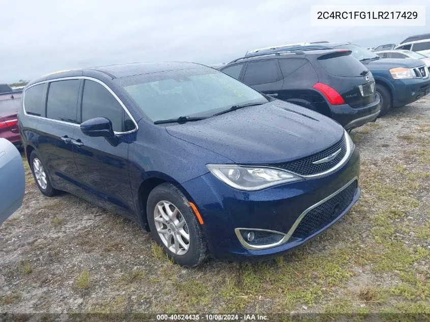 2020 Chrysler Pacifica Touring VIN: 2C4RC1FG1LR217429 Lot: 40524435