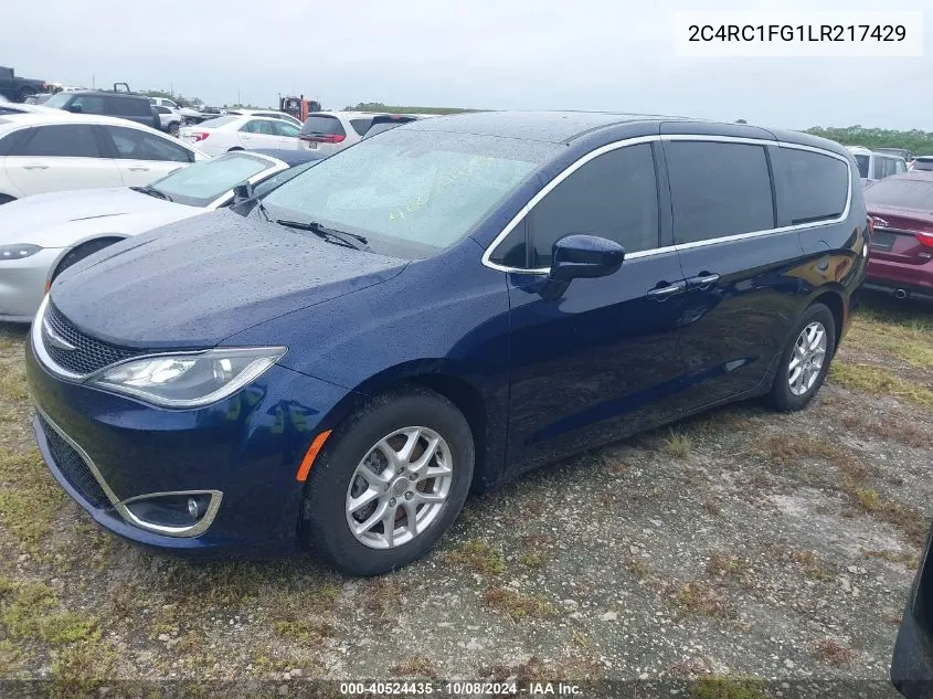 2020 Chrysler Pacifica Touring VIN: 2C4RC1FG1LR217429 Lot: 40524435