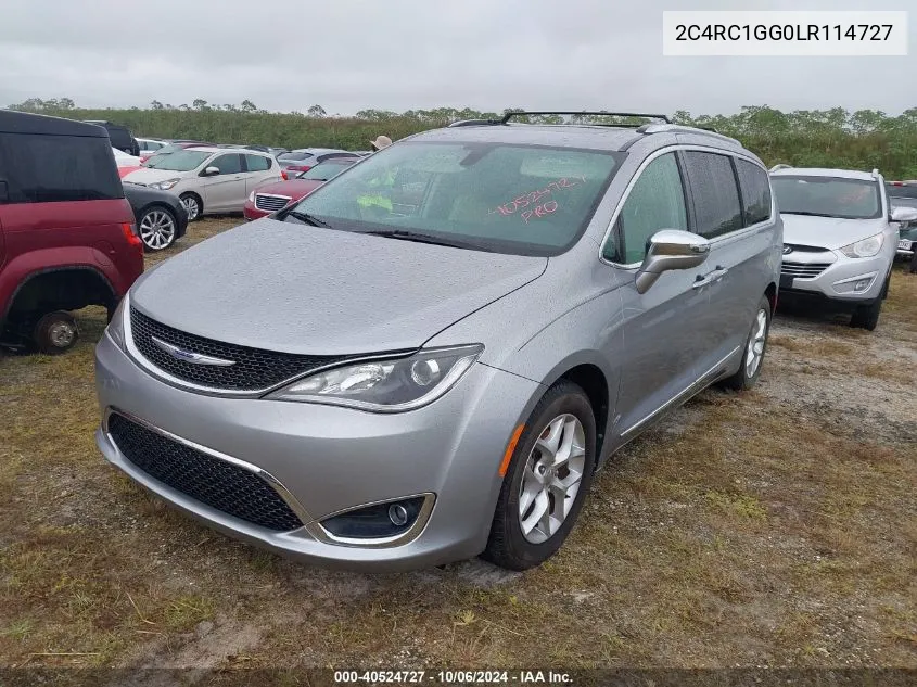 2020 Chrysler Pacifica Limited VIN: 2C4RC1GG0LR114727 Lot: 40524727