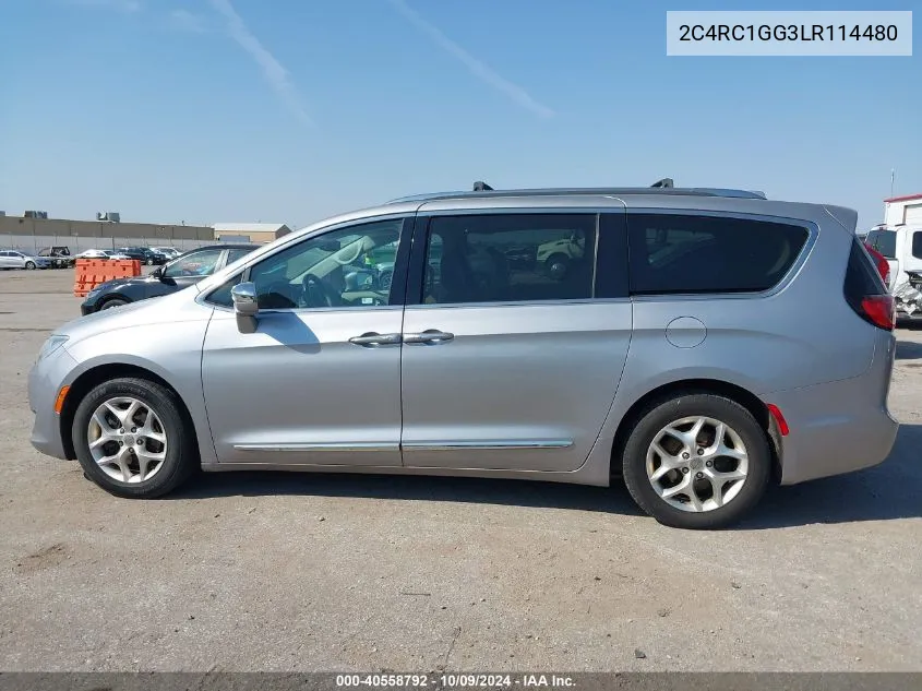 2020 Chrysler Pacifica Limited VIN: 2C4RC1GG3LR114480 Lot: 40558792