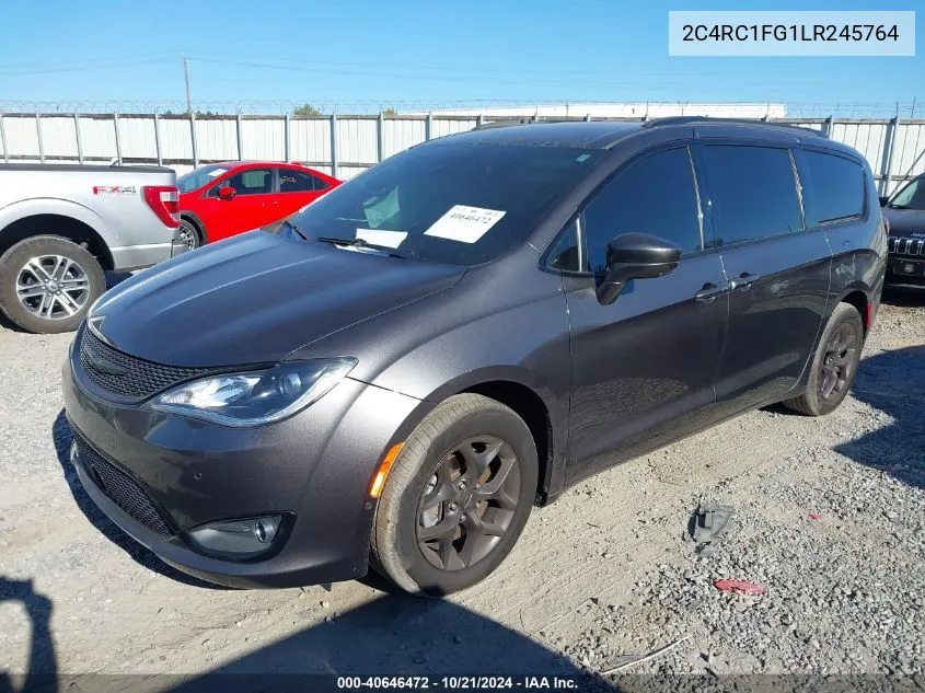 2020 Chrysler Pacifica Touring VIN: 2C4RC1FG1LR245764 Lot: 40646472