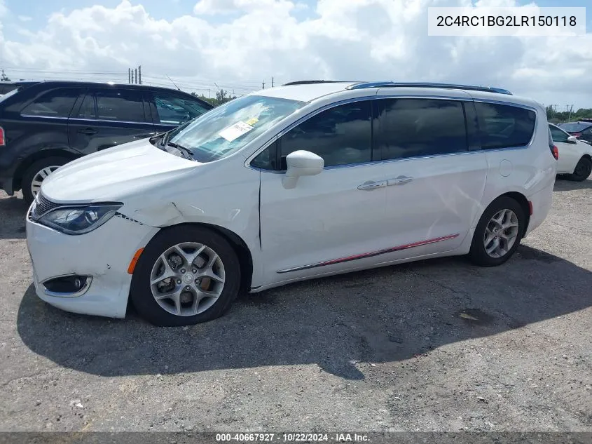 2020 Chrysler Pacifica 35Th Anniversary Touring L VIN: 2C4RC1BG2LR150118 Lot: 40667927