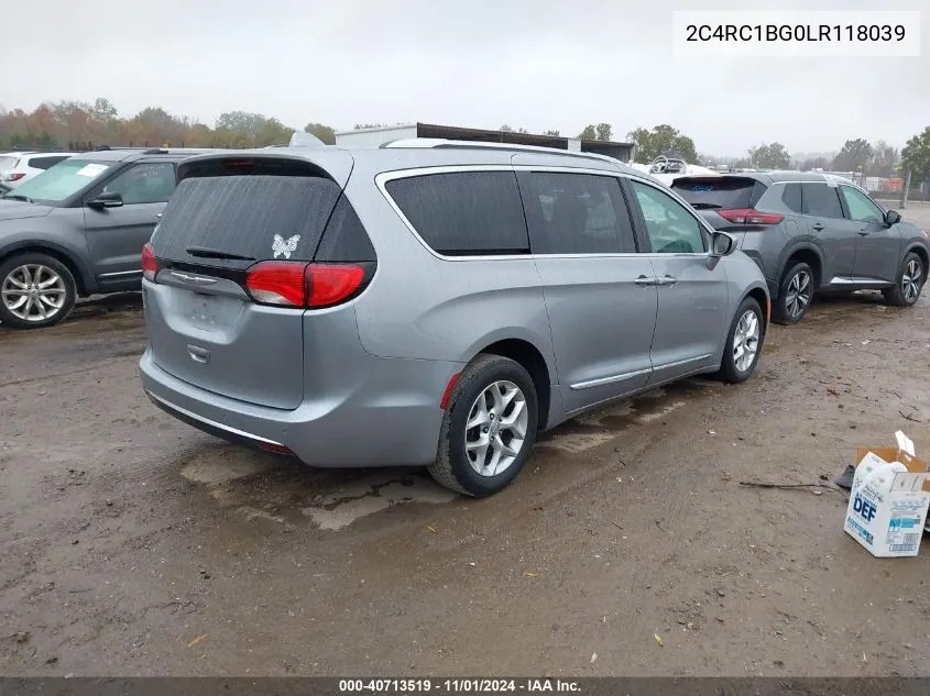 2020 Chrysler Pacifica Touring L VIN: 2C4RC1BG0LR118039 Lot: 40713519