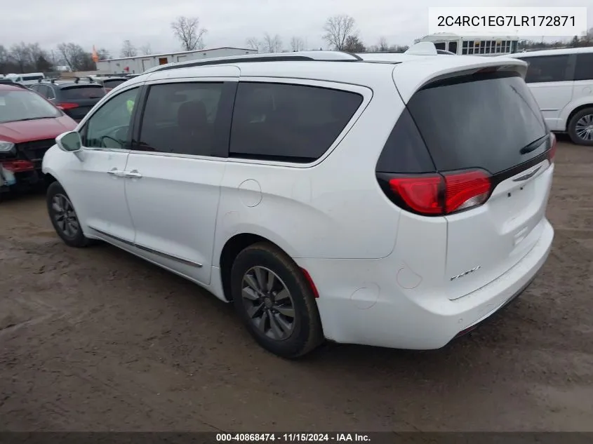 2020 Chrysler Pacifica Touring L Plus VIN: 2C4RC1EG7LR172871 Lot: 40868474