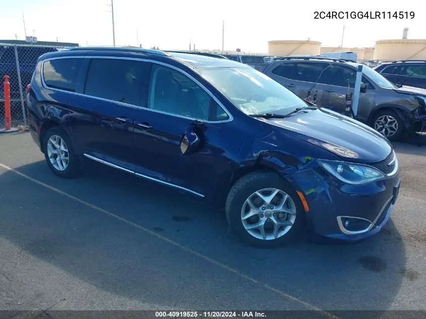 2020 Chrysler Pacifica Limited VIN: 2C4RC1GG4LR114519 Lot: 40919525