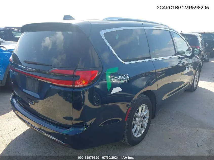 2021 Chrysler Pacifica Touring L VIN: 2C4RC1BG1MR598206 Lot: 39979820