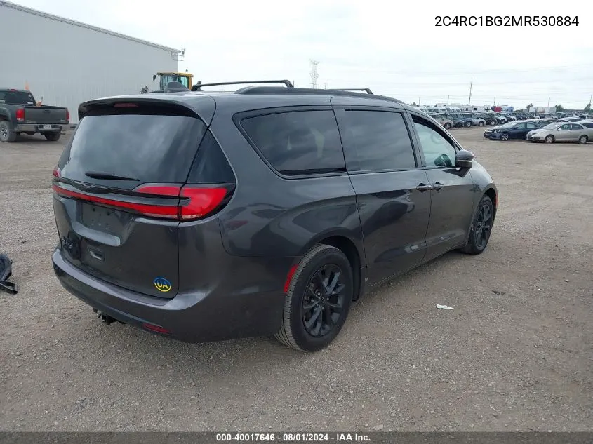 2021 Chrysler Pacifica Touring L VIN: 2C4RC1BG2MR530884 Lot: 40017646