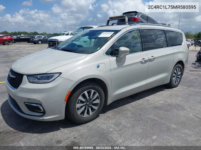 2021 Chrysler Pacifica Hybrid Touring L VIN: 2C4RC1L75MR580595 Lot: 40185968