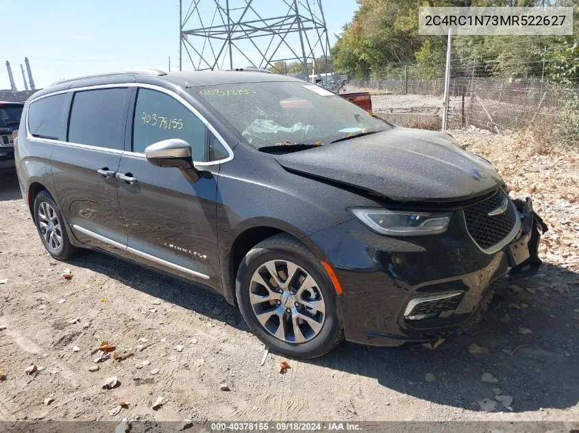 2021 Chrysler Pacifica Hybrid Pinnacle VIN: 2C4RC1N73MR522627 Lot: 40378155