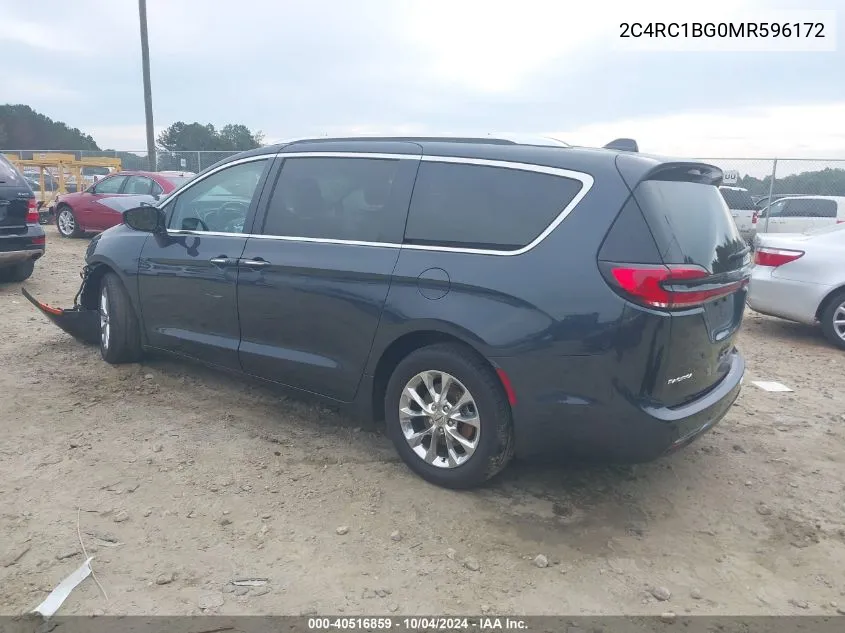 2021 Chrysler Pacifica Touring L VIN: 2C4RC1BG0MR596172 Lot: 40516859