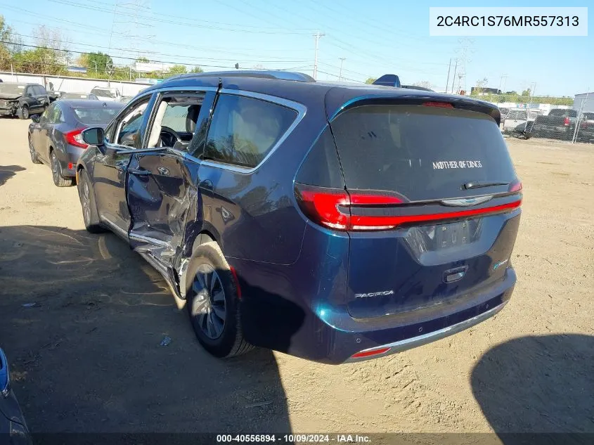 2021 Chrysler Pacifica Hybrid Limited VIN: 2C4RC1S76MR557313 Lot: 40556894