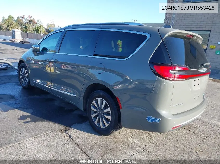 2021 Chrysler Pacifica Hybrid Limited VIN: 2C4RC1S73MR553428 Lot: 40712916