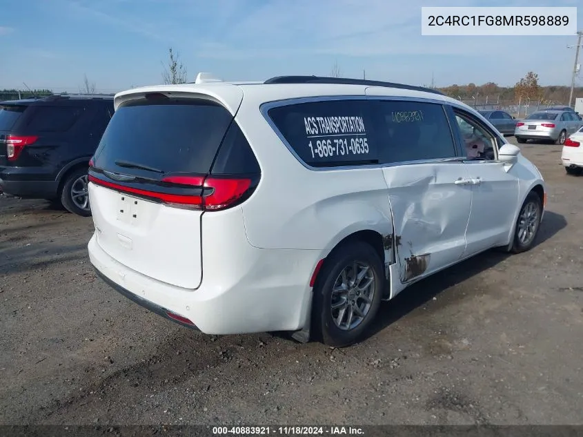 2021 Chrysler Pacifica Touring VIN: 2C4RC1FG8MR598889 Lot: 40883921