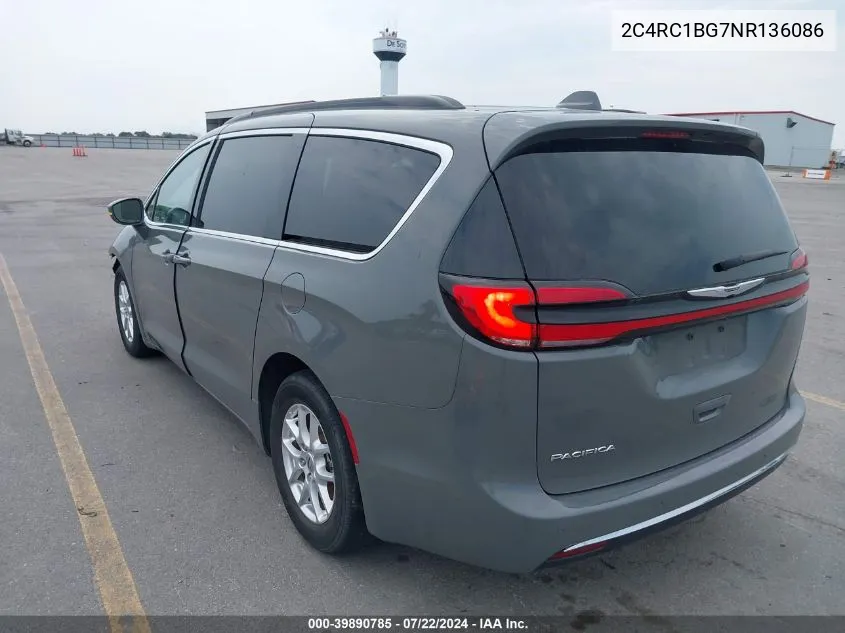 2022 Chrysler Pacifica Touring L VIN: 2C4RC1BG7NR136086 Lot: 39890785