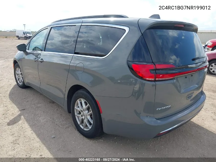 2022 Chrysler Pacifica Touring L VIN: 2C4RC1BG7NR199012 Lot: 40223165