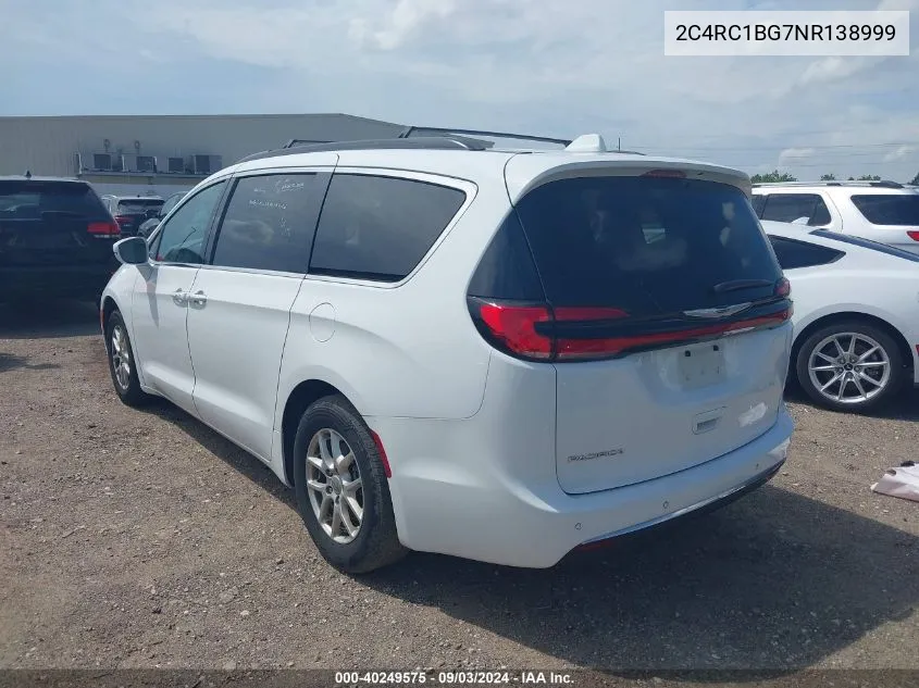 2022 Chrysler Pacifica Touring L VIN: 2C4RC1BG7NR138999 Lot: 40249575