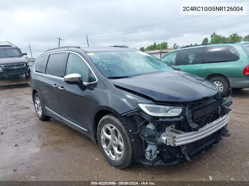 2022 Chrysler Pacifica Limited VIN: 2C4RC1GG5NR126004 Lot: 40293996